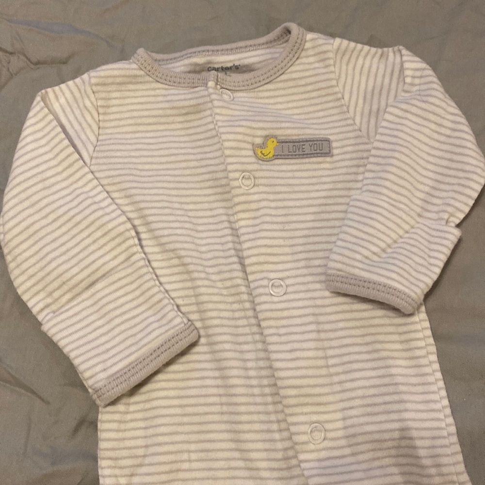 Carters newborn snap onesie